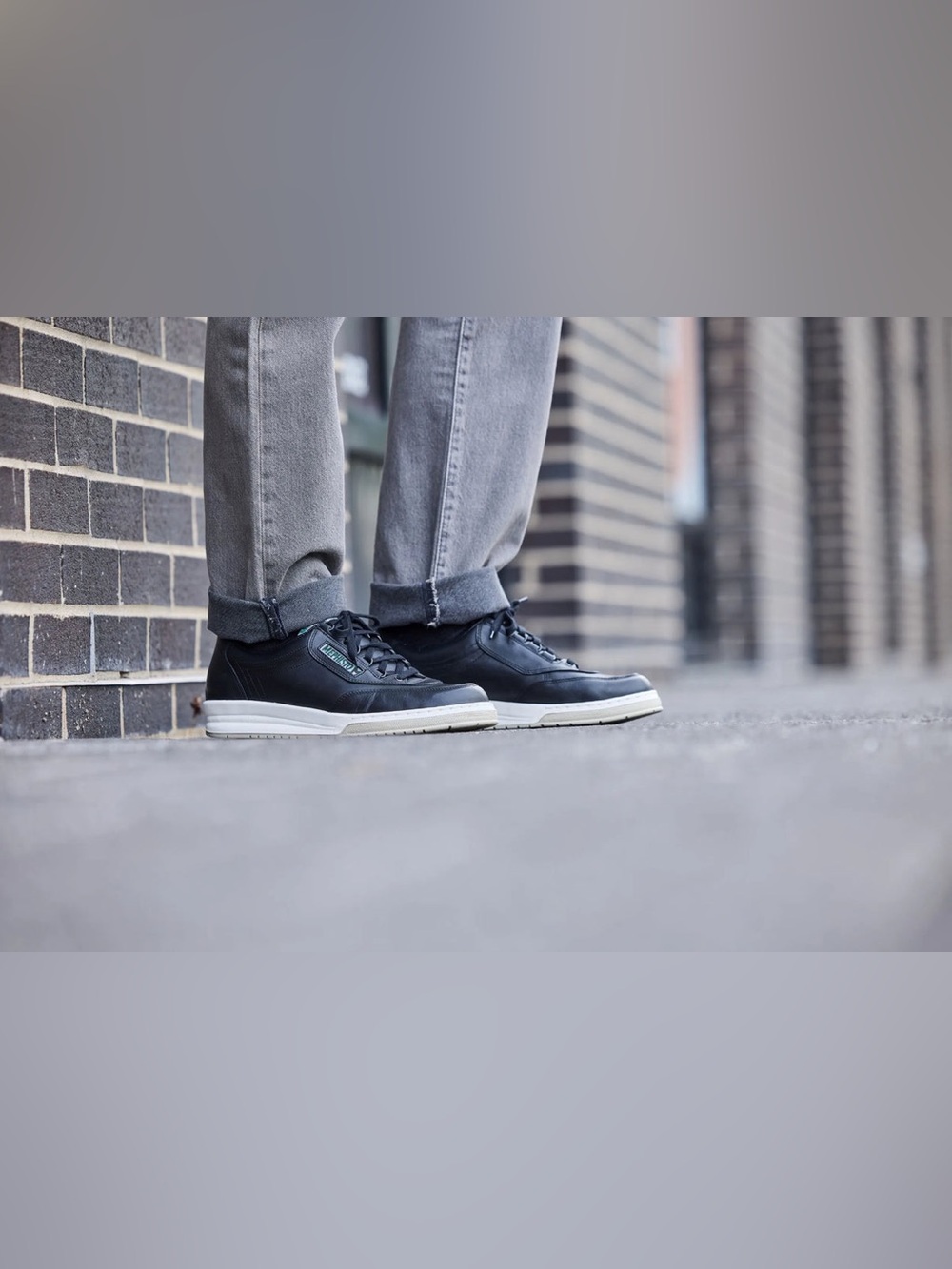 Mephisto Match sneakers in black leather size 10.5 - Picture 2 of 15